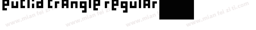 Euclid Trangle Regular字体转换